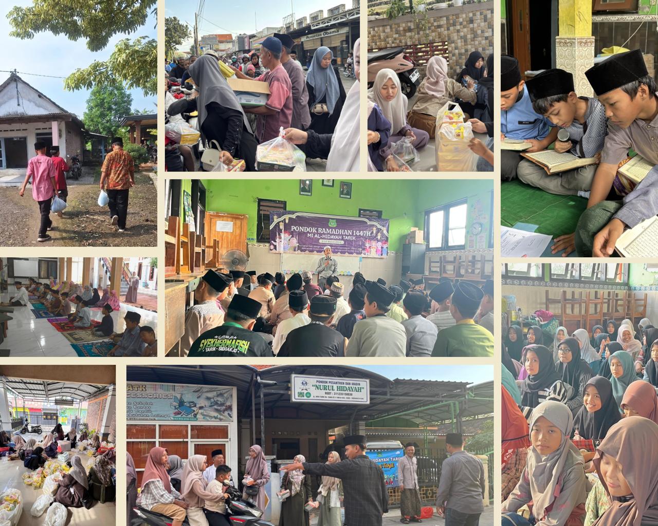 Pondok Ramadhan 1447 H MI Al-Hidayah Tarik Berlangsung Khidmat, Siswa Sangat Antusias Bagikan 1658 Takjil